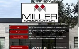 Miller Commercial Flooring website