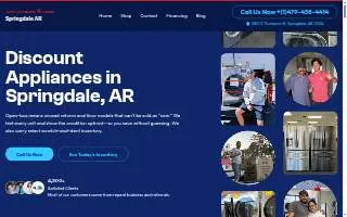 QG Appliances 4 Less of Springdale website