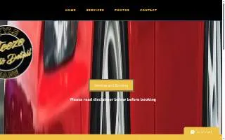 Steeze Auto Detail website