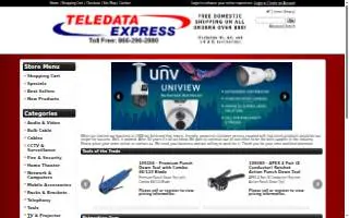 Teledata Express website
