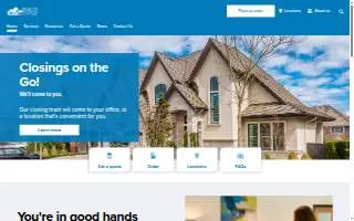 Waco Title Springdale (Headquarters) website
