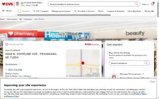CVS of Texarkana website