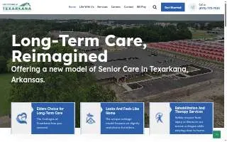 The Cottages at Texarkana website