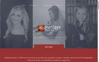 Heritage Portraits website