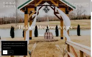 Hidden Meadow Events website
