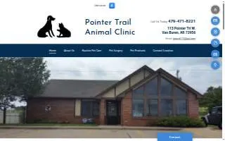 Pointer Trail Animal Clinic website