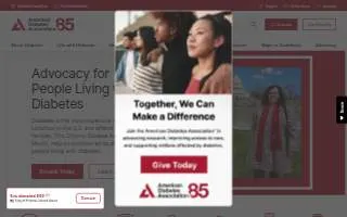 Diabetes Care & Wellness website