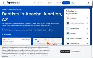 Aspen Dental - Apache Junction website