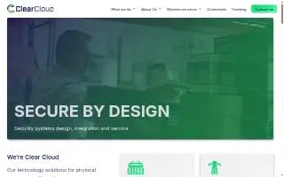 Clear Concepts Interior Glass website