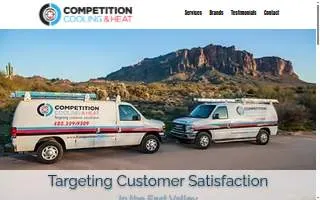 Competition Cooling and Heat website