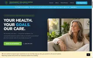 Independent Wellness Center website
