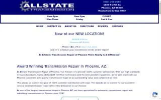 Allstate Transmission of Avondale website