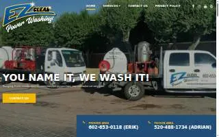 EZ Clean Power Washing LLC website