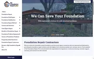 Tennyson Foundation Repair of Avondale website