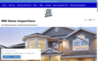 WM Home Inspections website