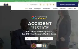 AJ Law, PLC Bullhead City website