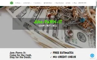 Jum-Pawn-It of Bullhead City website