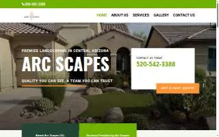 Arc Scapes LLC website