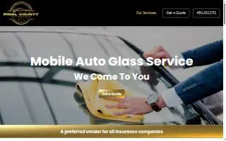 Pinal County Auto Glass of Casa Grande website