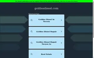 Goldies Diesel llc website