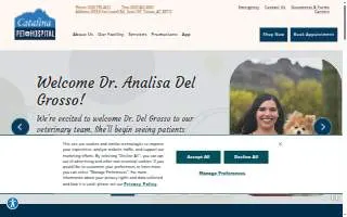 Catalina Pet Hospital of Catalina Foothills website