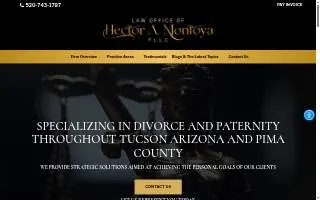 Law Office of Hector A. Montoya, P.L.L.C. website