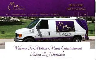 Motion Music Entertainment, LLC of Catalina Foothills website