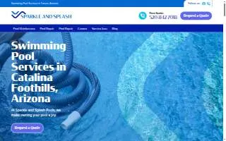 Splash Pool Service of Catalina Foothills website