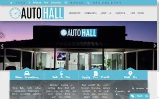 Auto Hall website