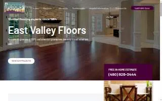 East Valley Floors Inc website