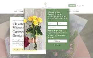 Full Garden Floral Shop website