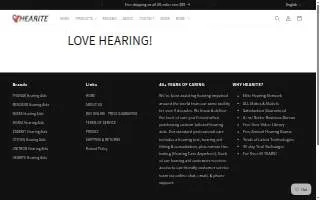 HEARITE Love Hearing! website