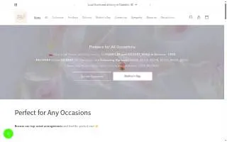 Mina Flower Florist website