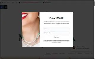Myranda Fine Jewelry website