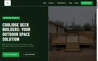 Coolidge Deck Builders website
