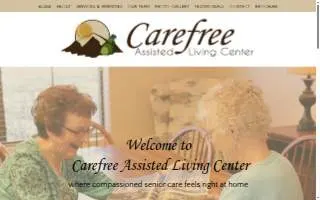 Carefree Assisted Living Center website