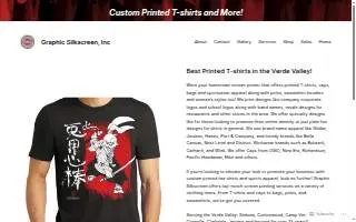 Graphic Silkscreen website