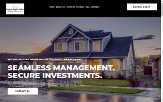 Sedona Verde Valley Property Management website