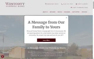 Westcott Funeral Home website