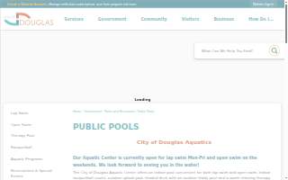 City of Douglas Aquatic Center