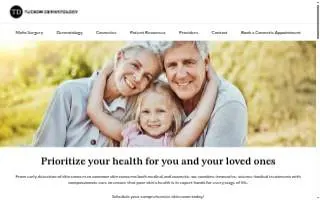 Tucson Dermatology website