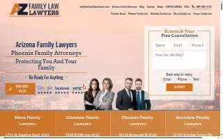 AZ Family Law Lawyer website