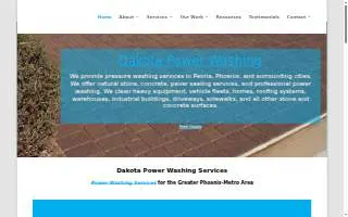 Dakota Power Washing website
