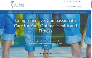 Fixing Feet Institute website