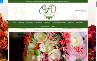Infinity Floral Designs website