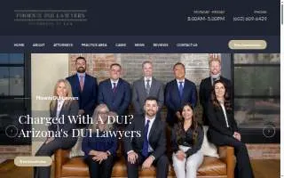 Phoenix DUI Lawyer of El Mirage website