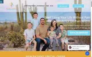 Rand Family Chiropractic website