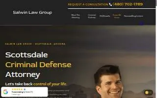 Salwin Law Group of El Mirage website