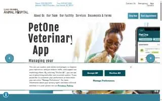 Casa Grande Animal Hospital website