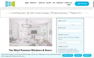 Modern Resolution Windows & Doors website